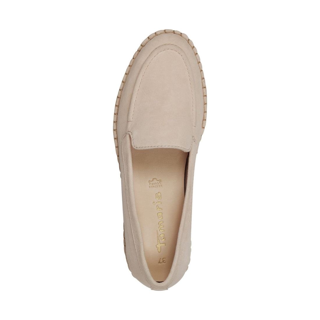 Tamaris womens nude casual closed espadriles | Vilbury London