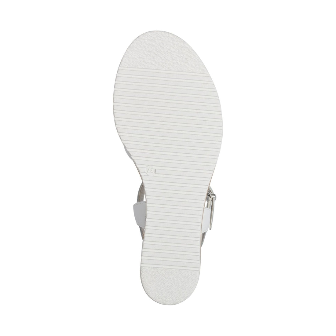 Tamaris womens white casual open sandals | Vilbury London