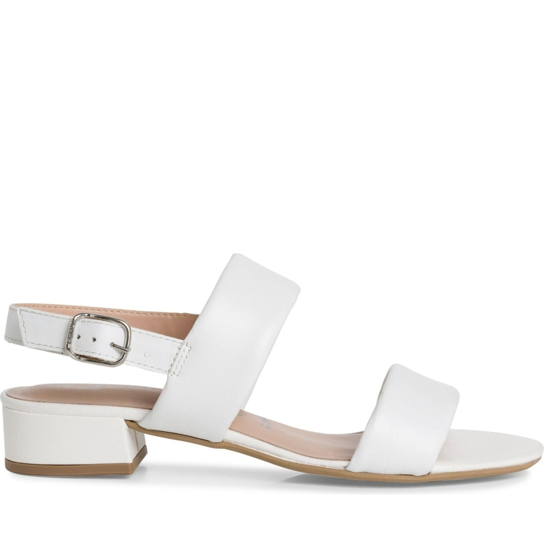 Tamaris womens white casual open sandals | Vilbury London