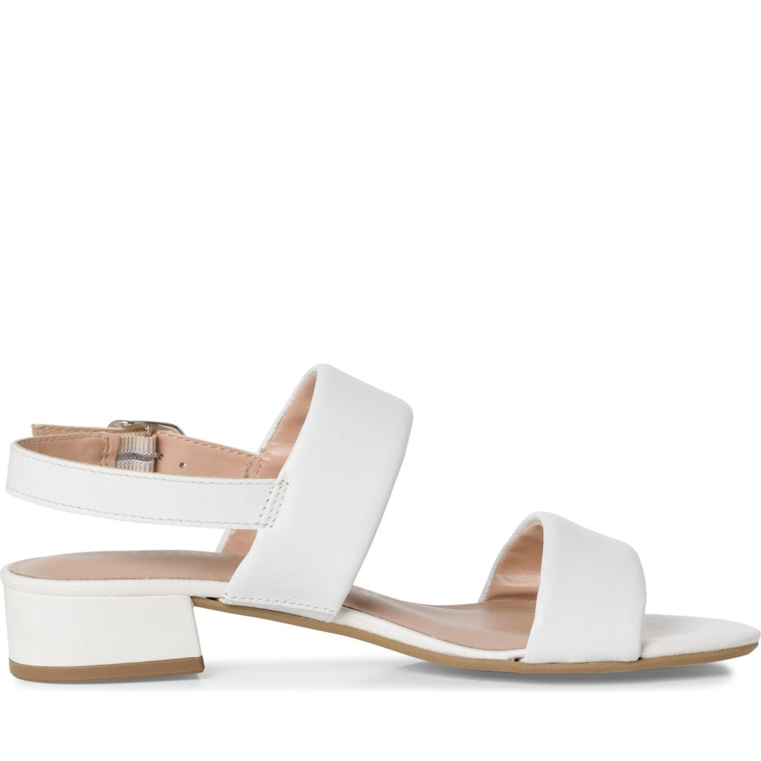 Tamaris womens white casual open sandals | Vilbury London