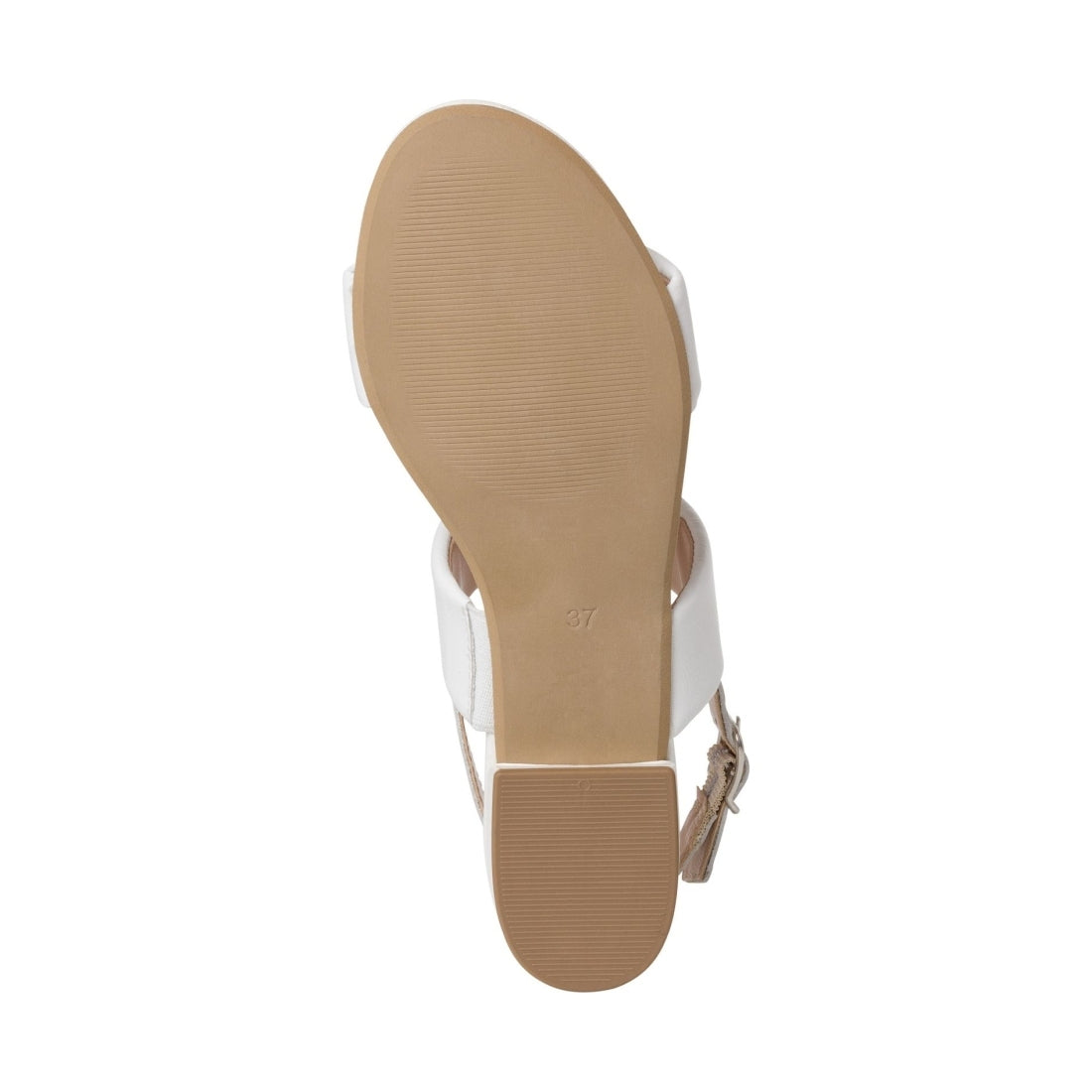 Tamaris womens white casual open sandals | Vilbury London