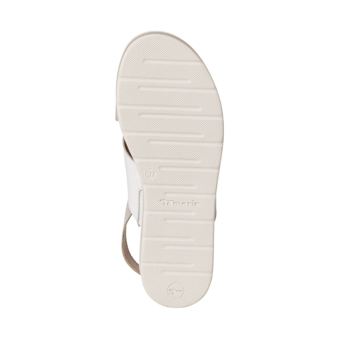 Tamaris womens taupe comb casual open sandals | Vilbury London