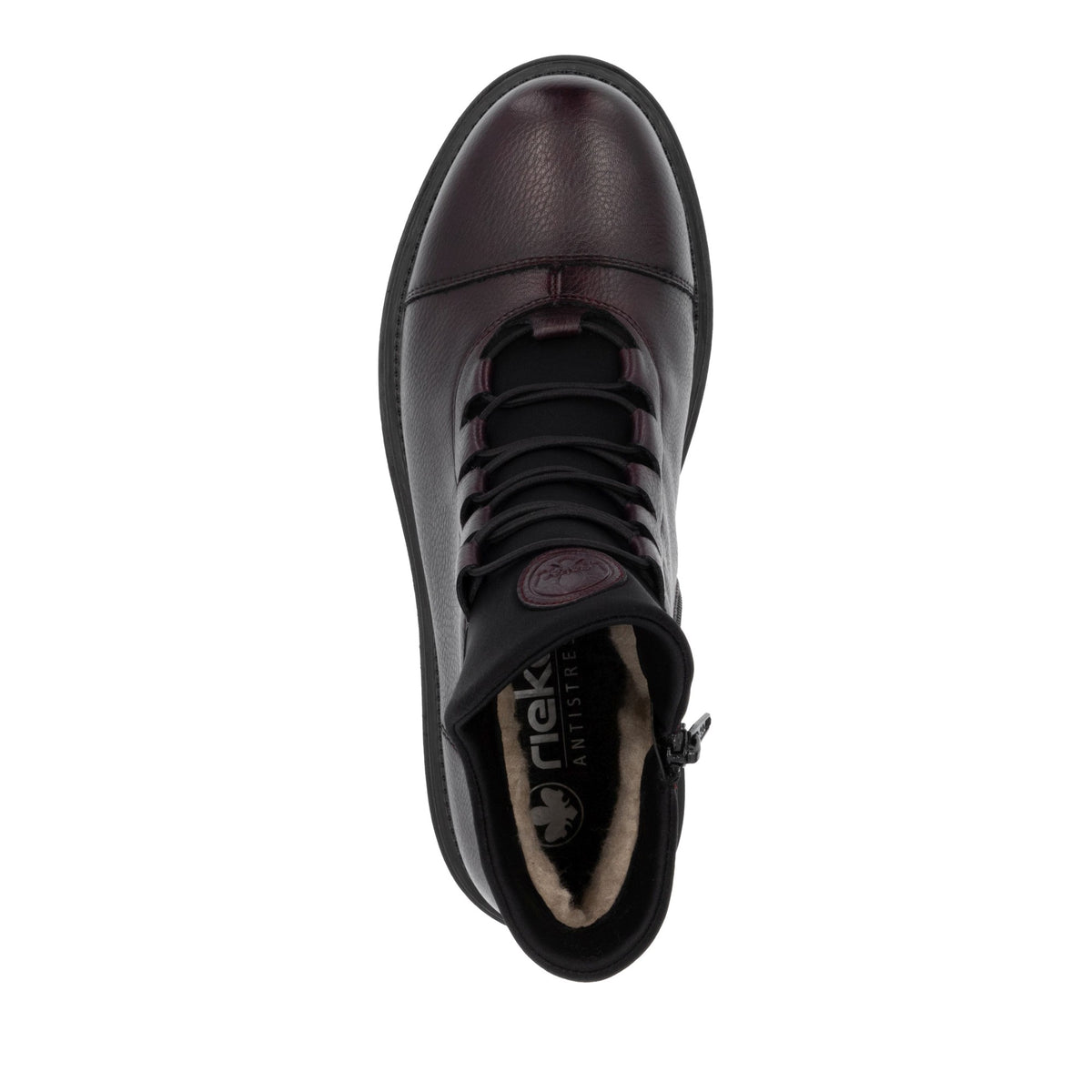 red casual closed ladies mid height boots
