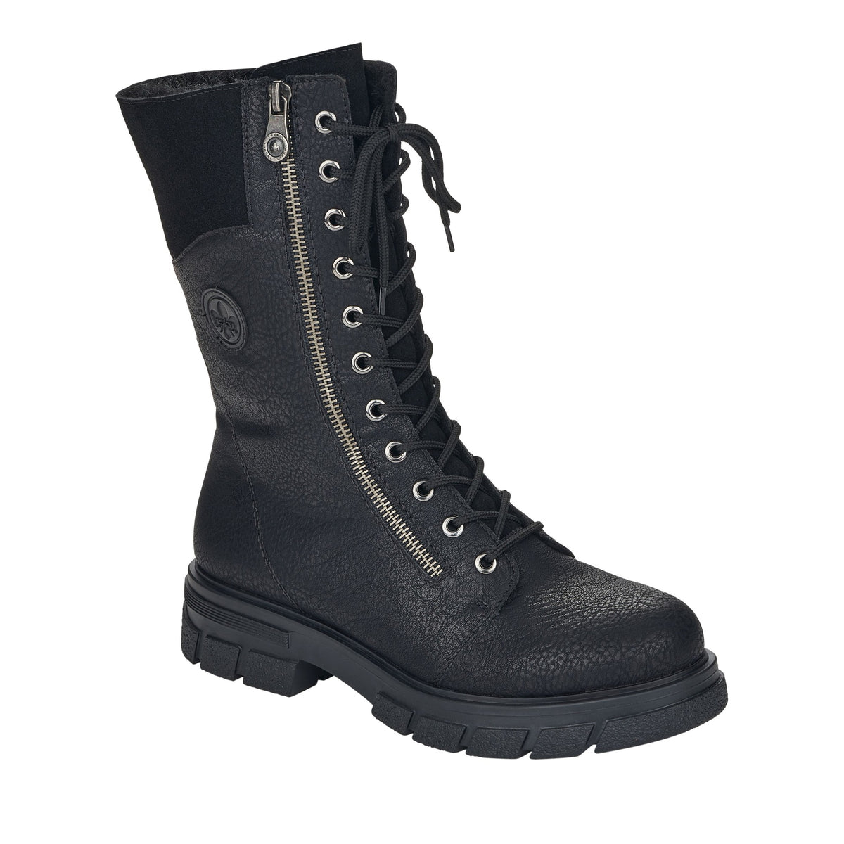 Women's Black Mid Height Ankle Boots
