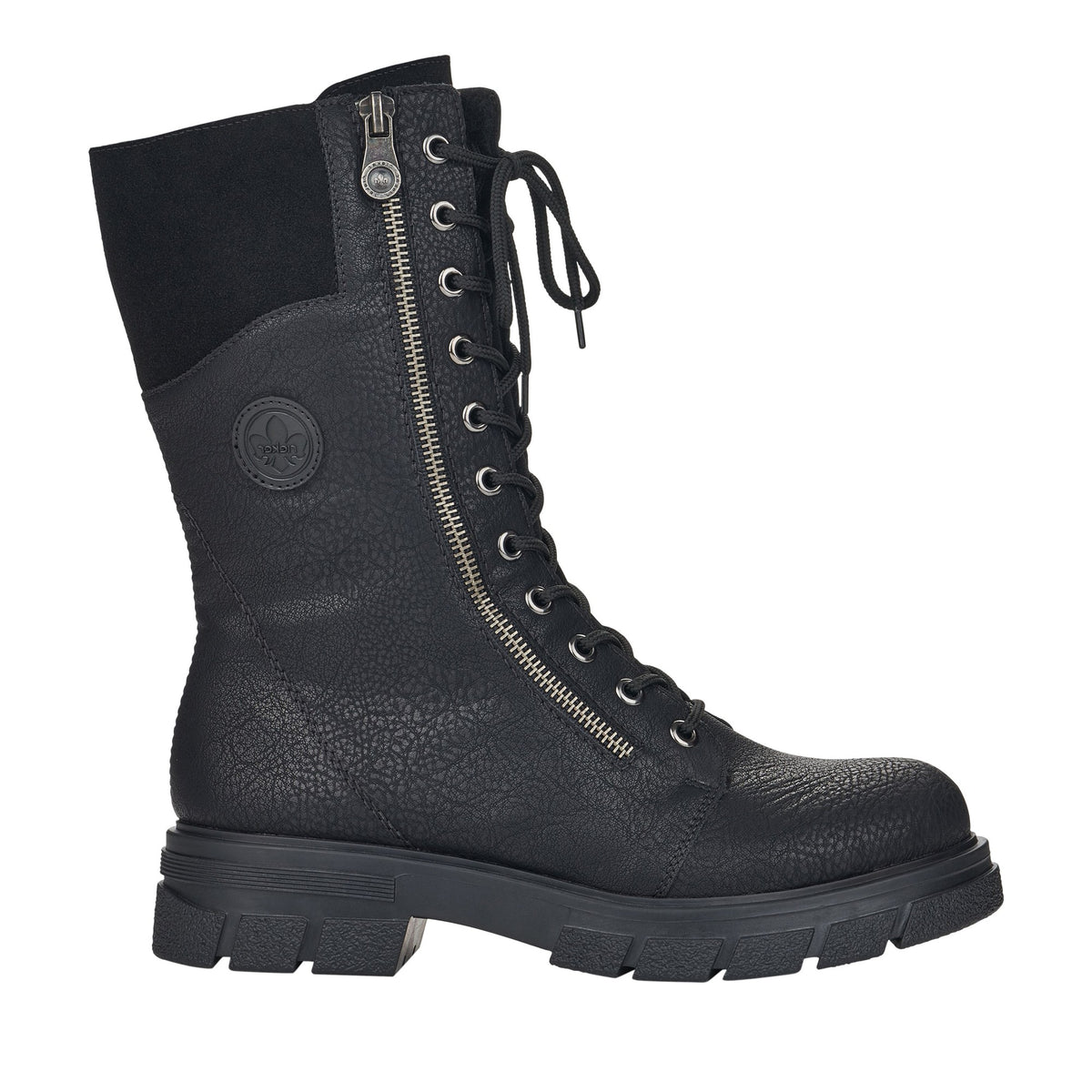 Women's Black Mid Height Ankle Boots