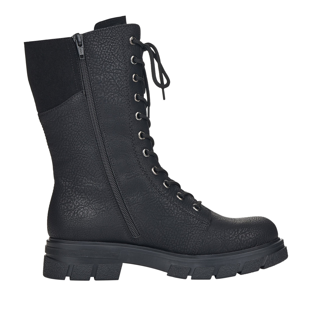 Women's Black Mid Height Ankle Boots