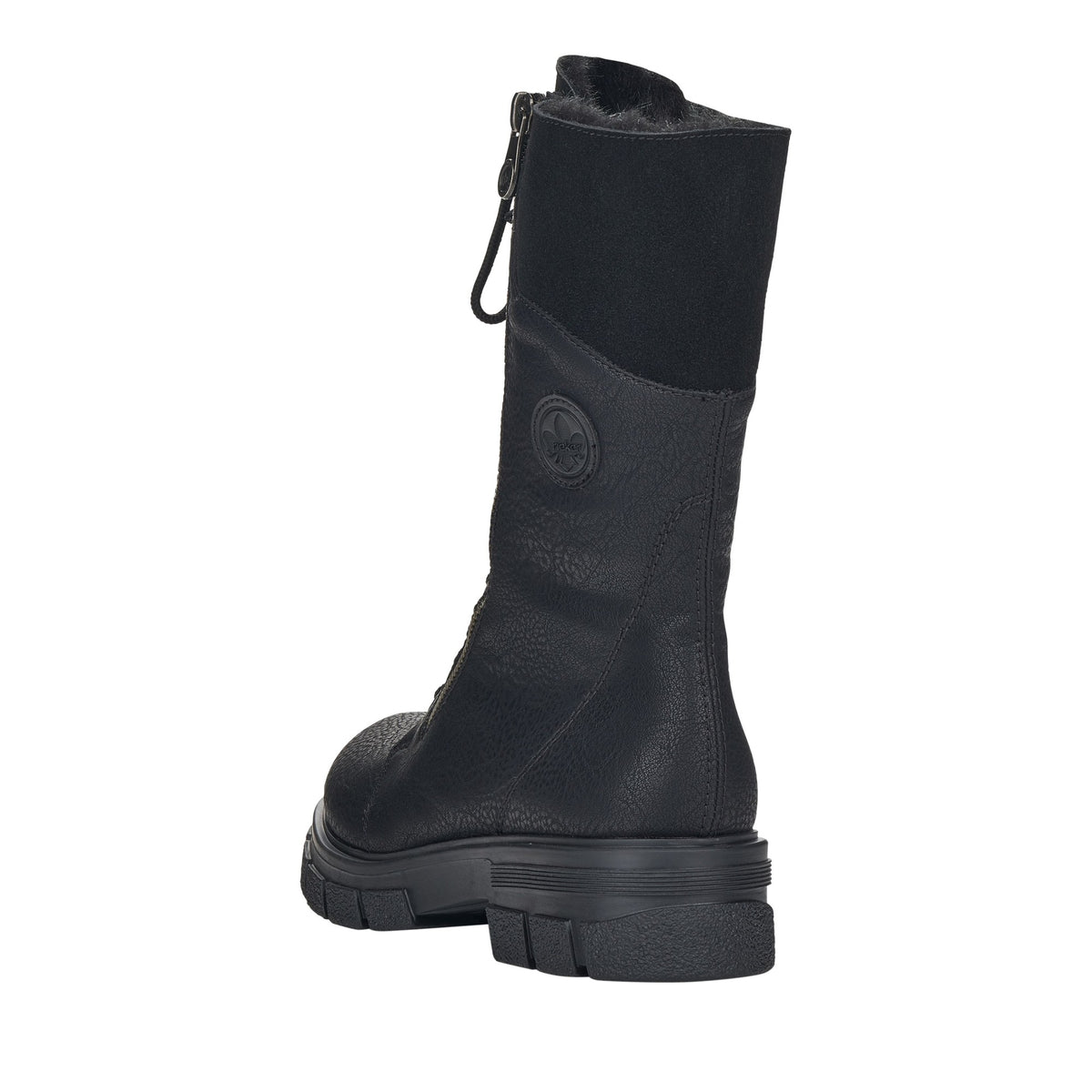 Women's Black Mid Height Ankle Boots