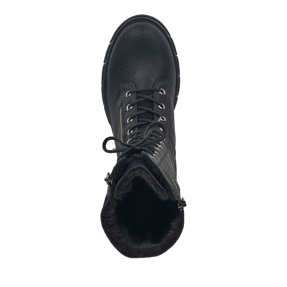 Women's Black Mid Height Ankle Boots