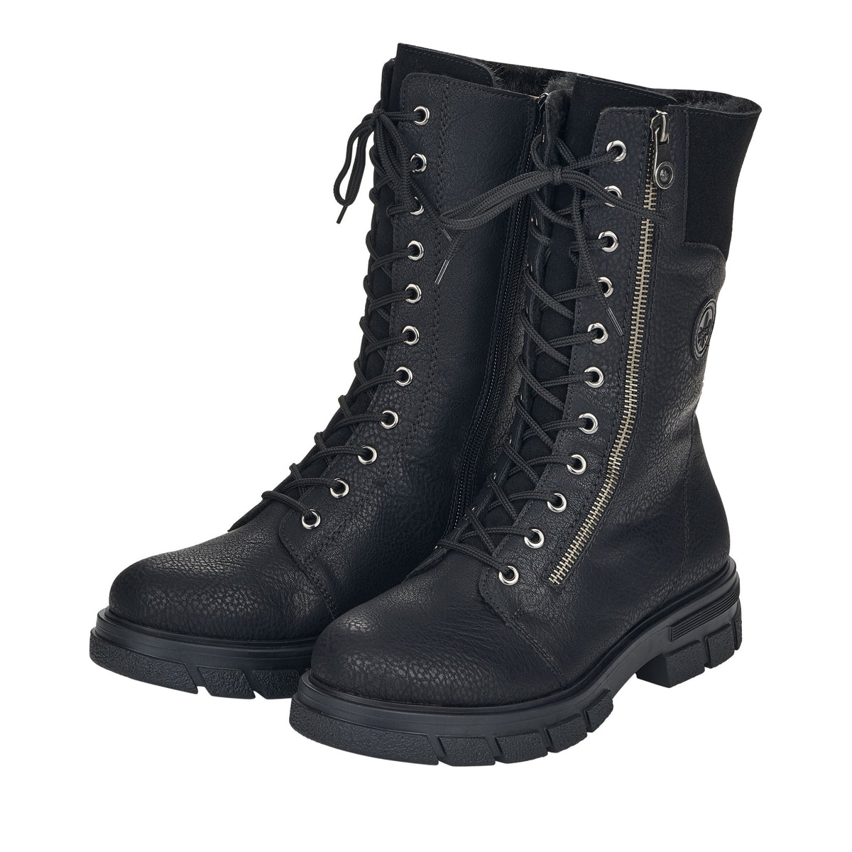 Women's Black Mid Height Ankle Boots