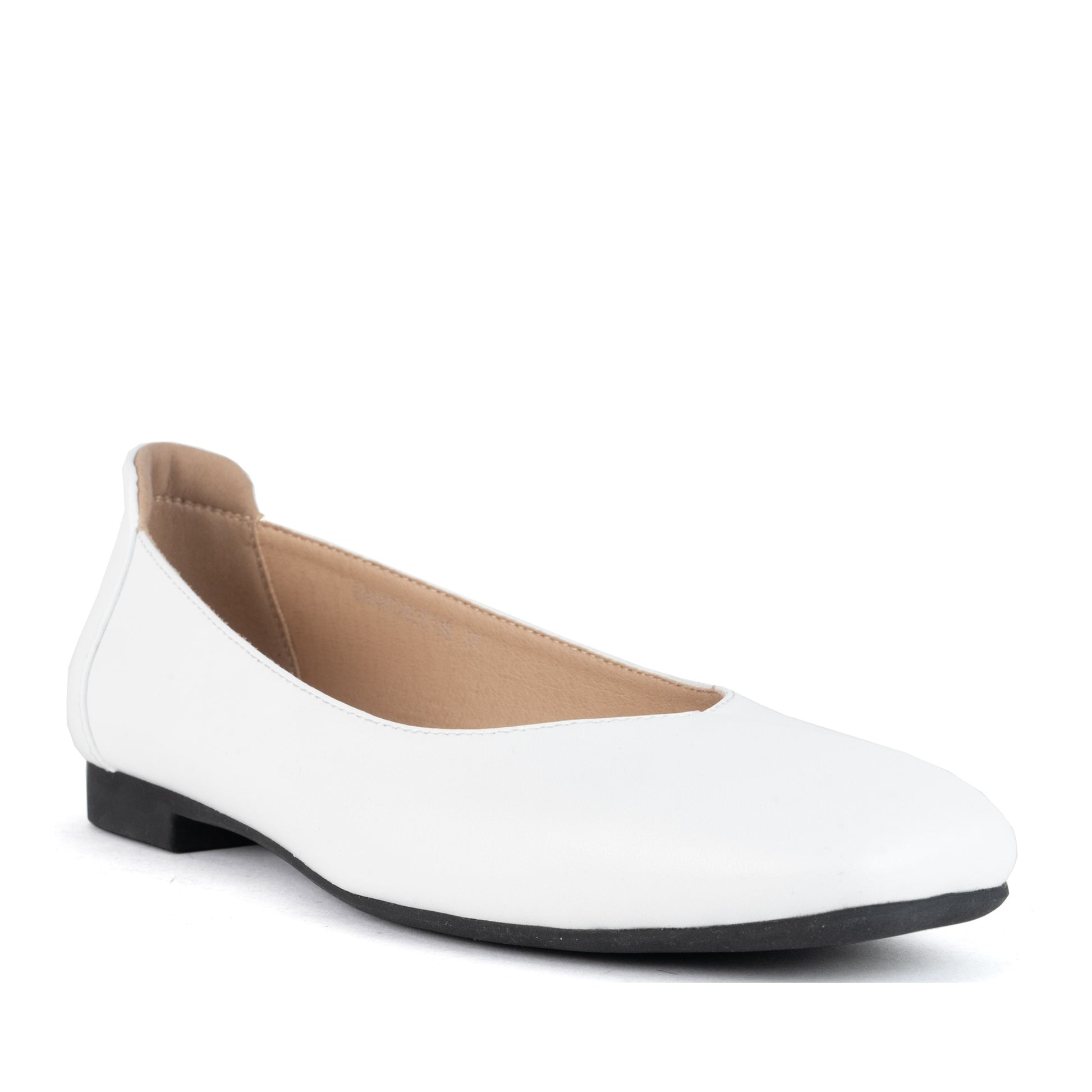 Women's White Dress Ballet Flats