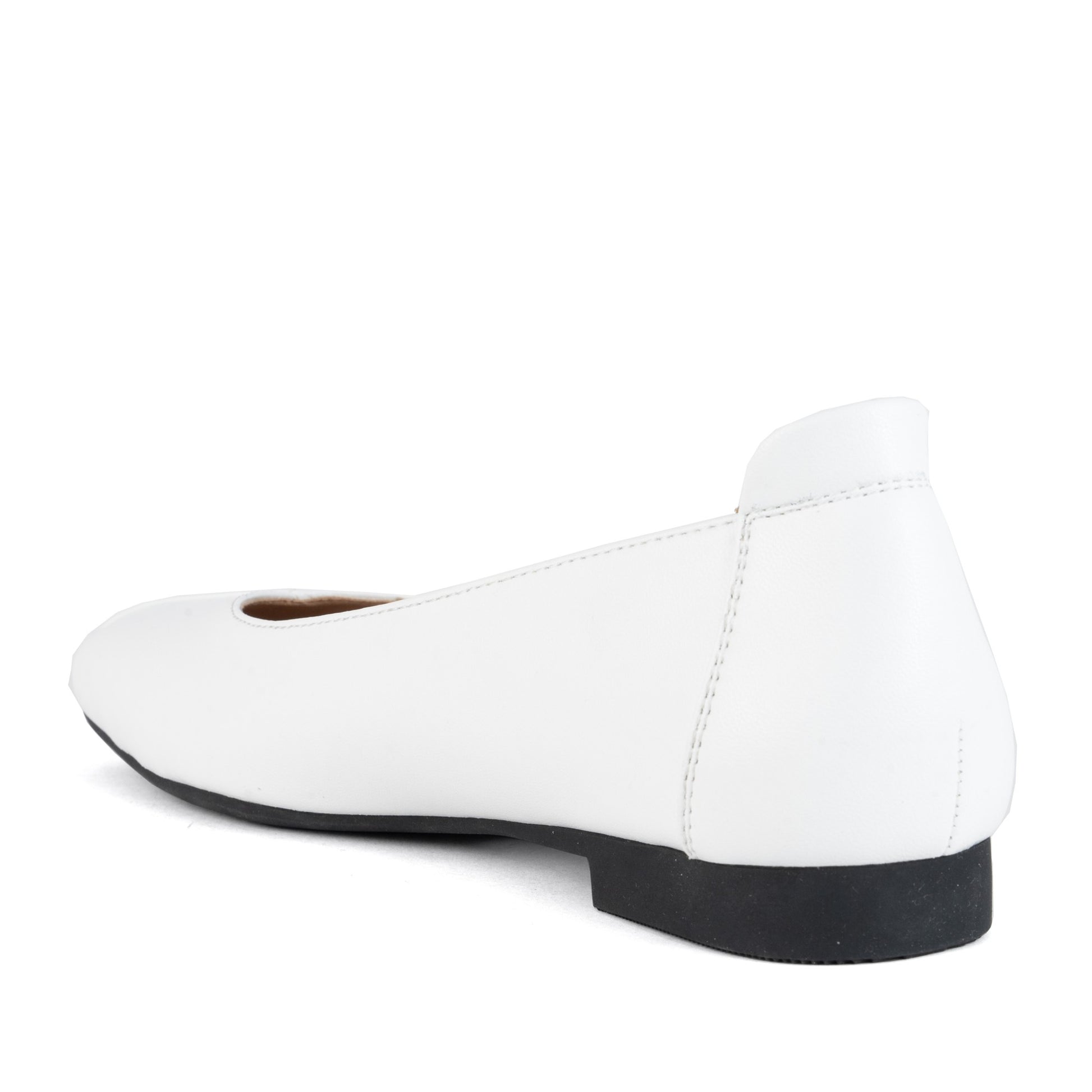 Women's White Dress Ballet Flats