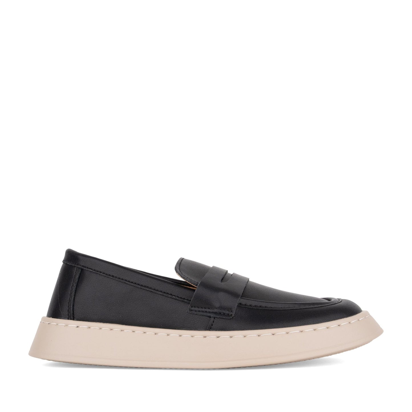 Women's Black Wedge Loafers