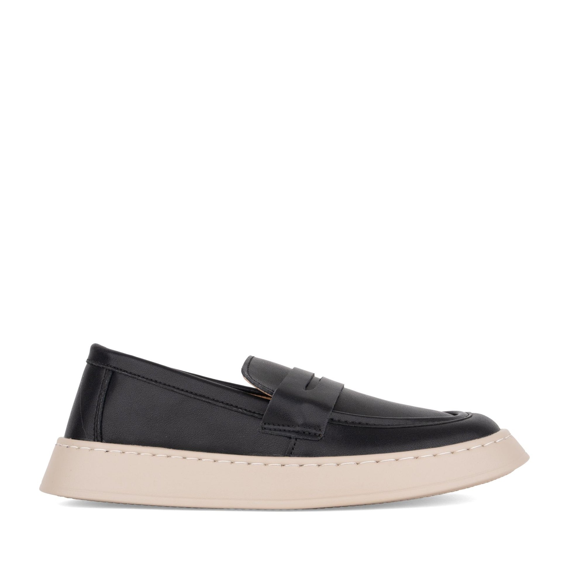 Women's Black Wedge Loafers