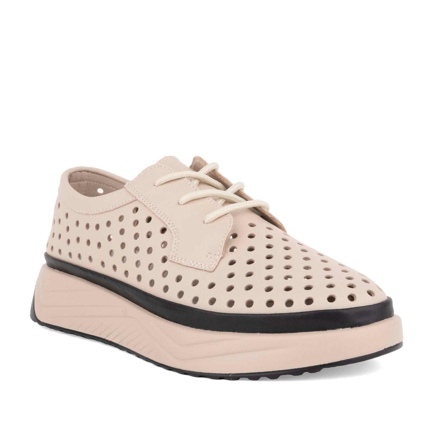Women's Beige Wedge Fashion Sneakers