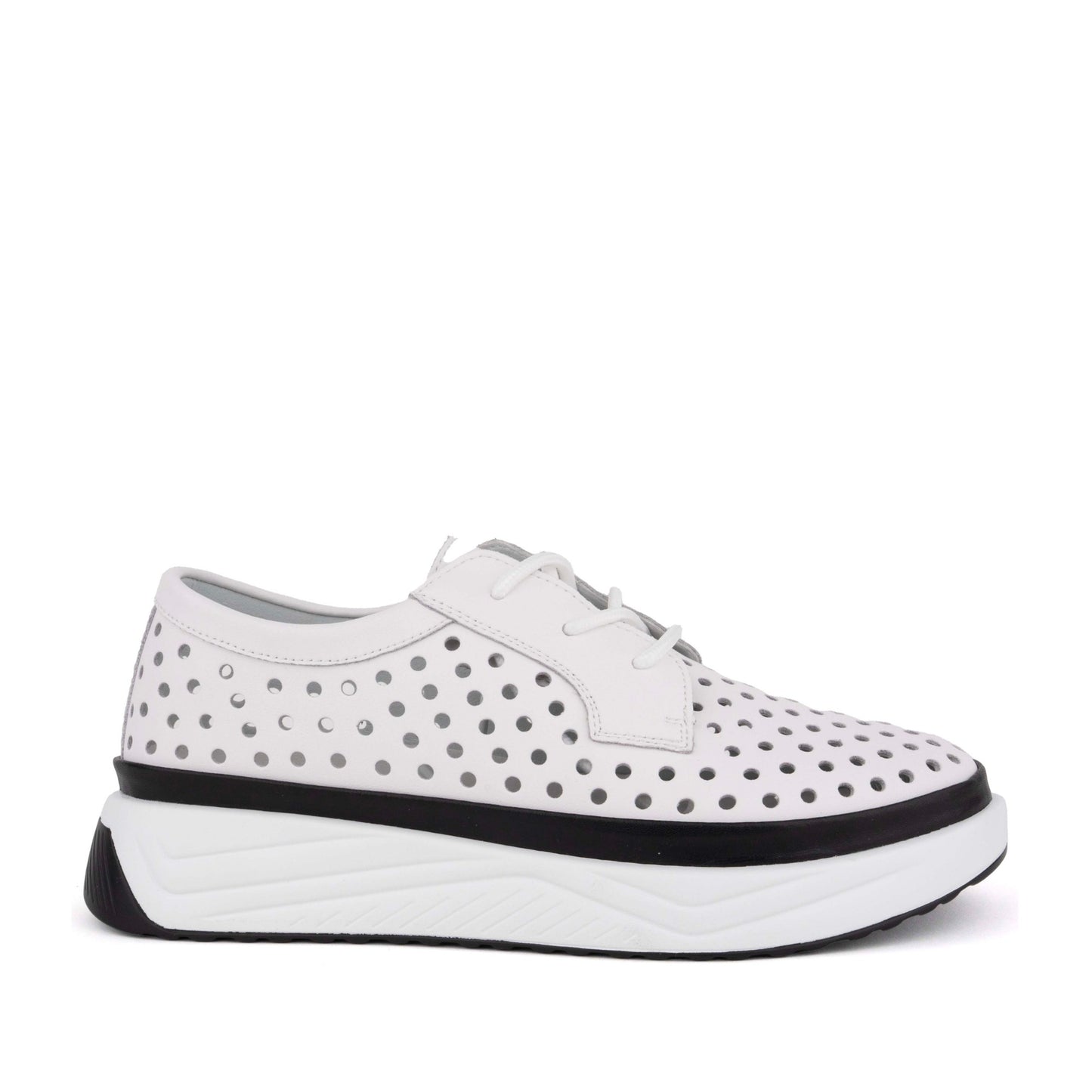 Women's White Wedge Fashion Sneakers