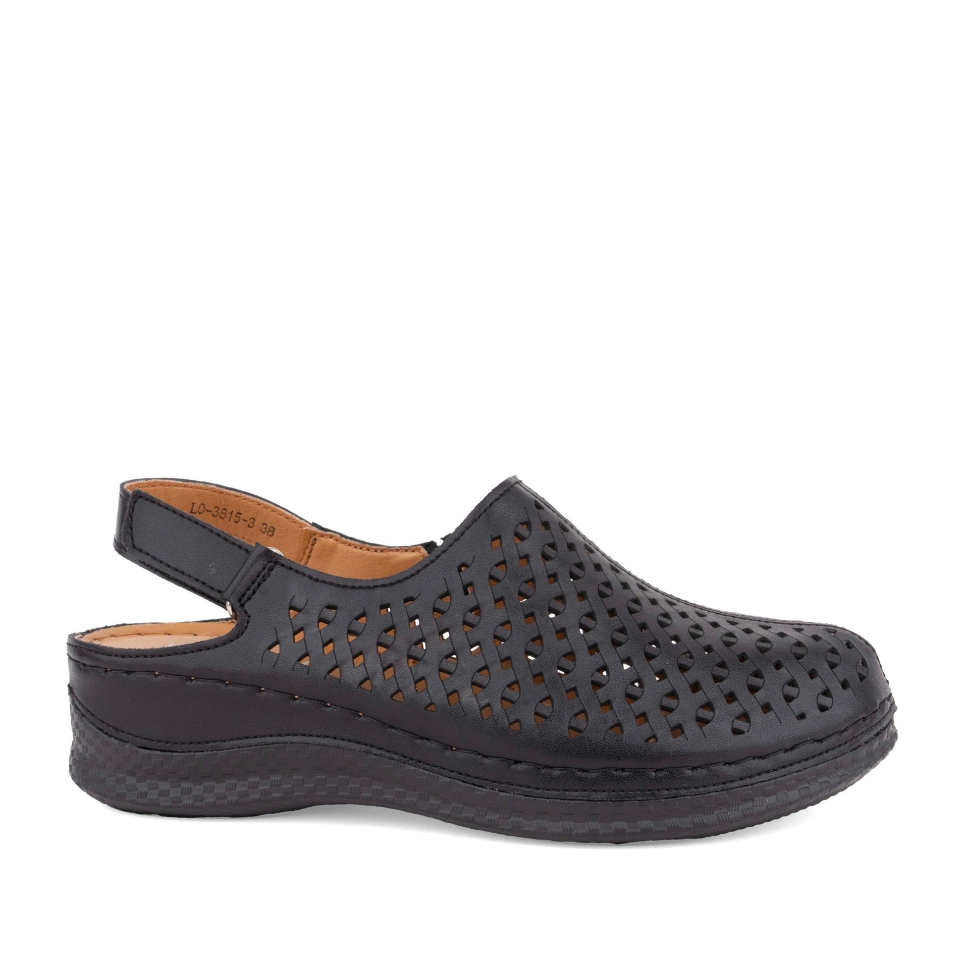 Women's Black Wedge Sandals
