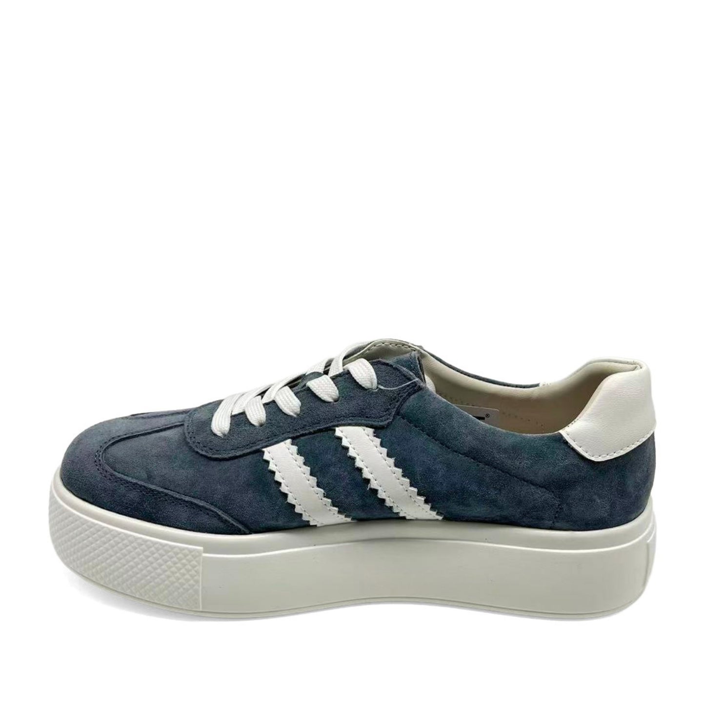 Women's Blue Wedge Fashion Sneakers