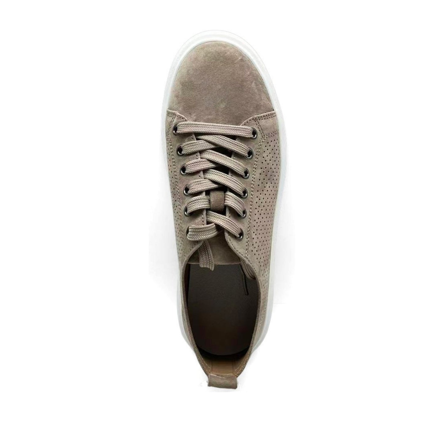 Women's Beige Wedge Fashion Sneakers
