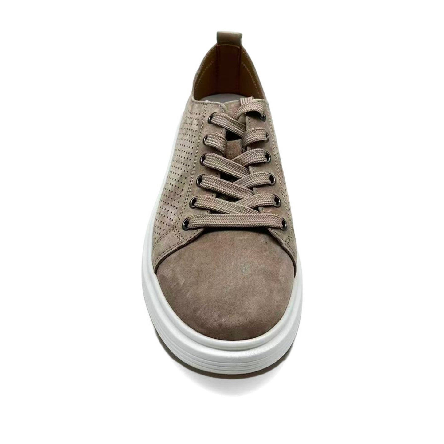 Women's Beige Wedge Fashion Sneakers