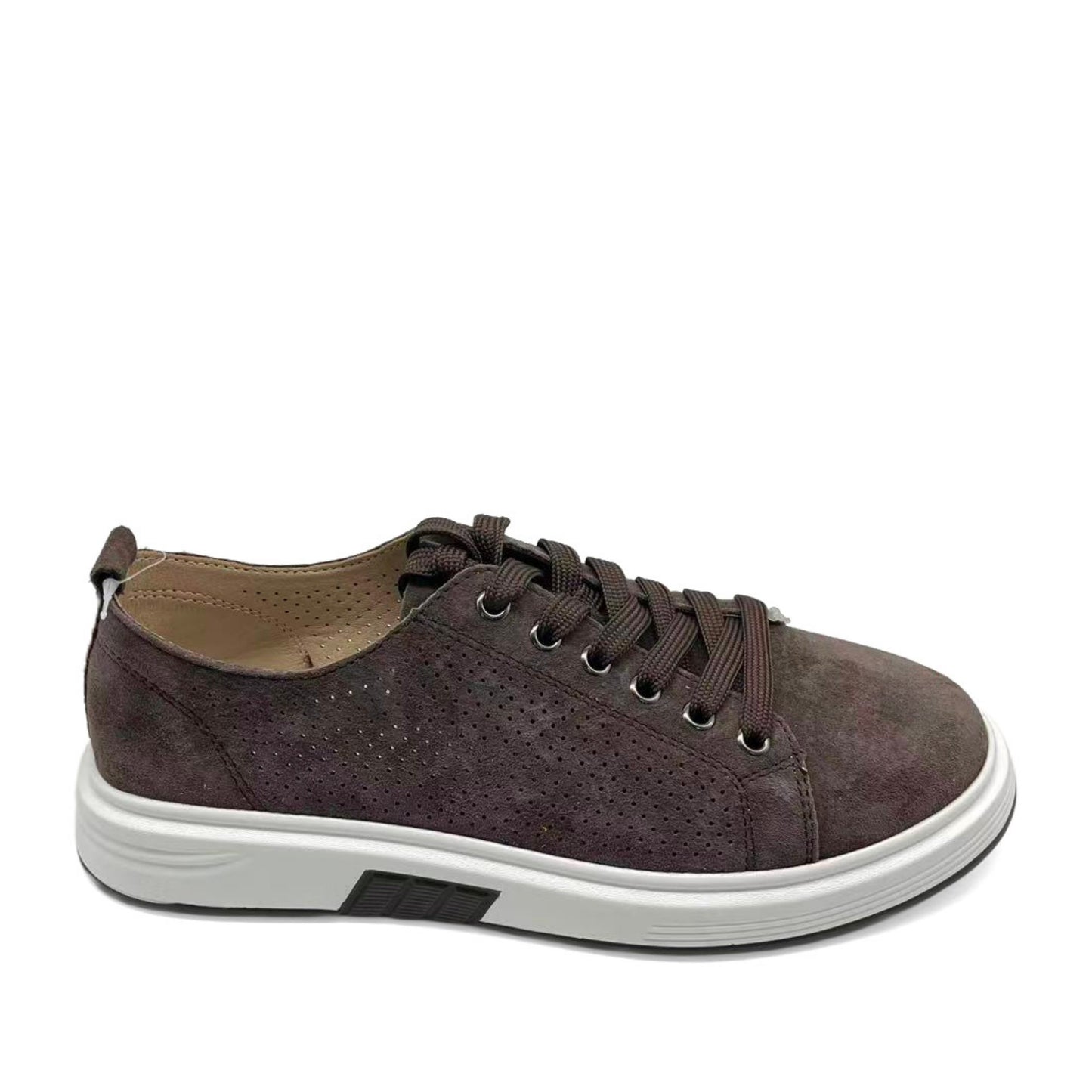 Women's Brown Wedge Fashion Sneakers