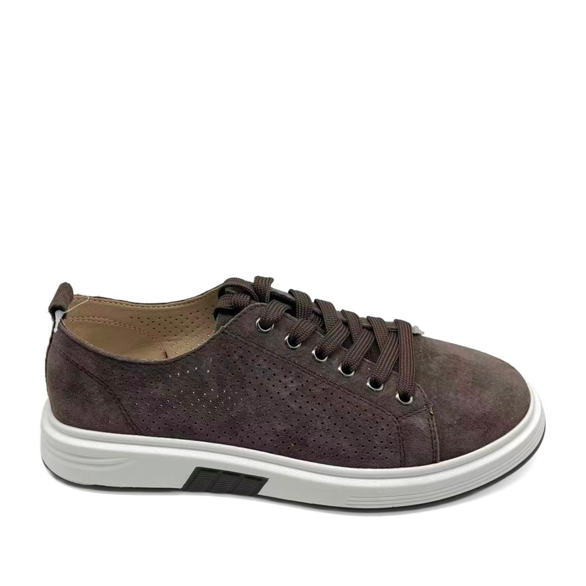 Women's Brown Wedge Fashion Sneakers