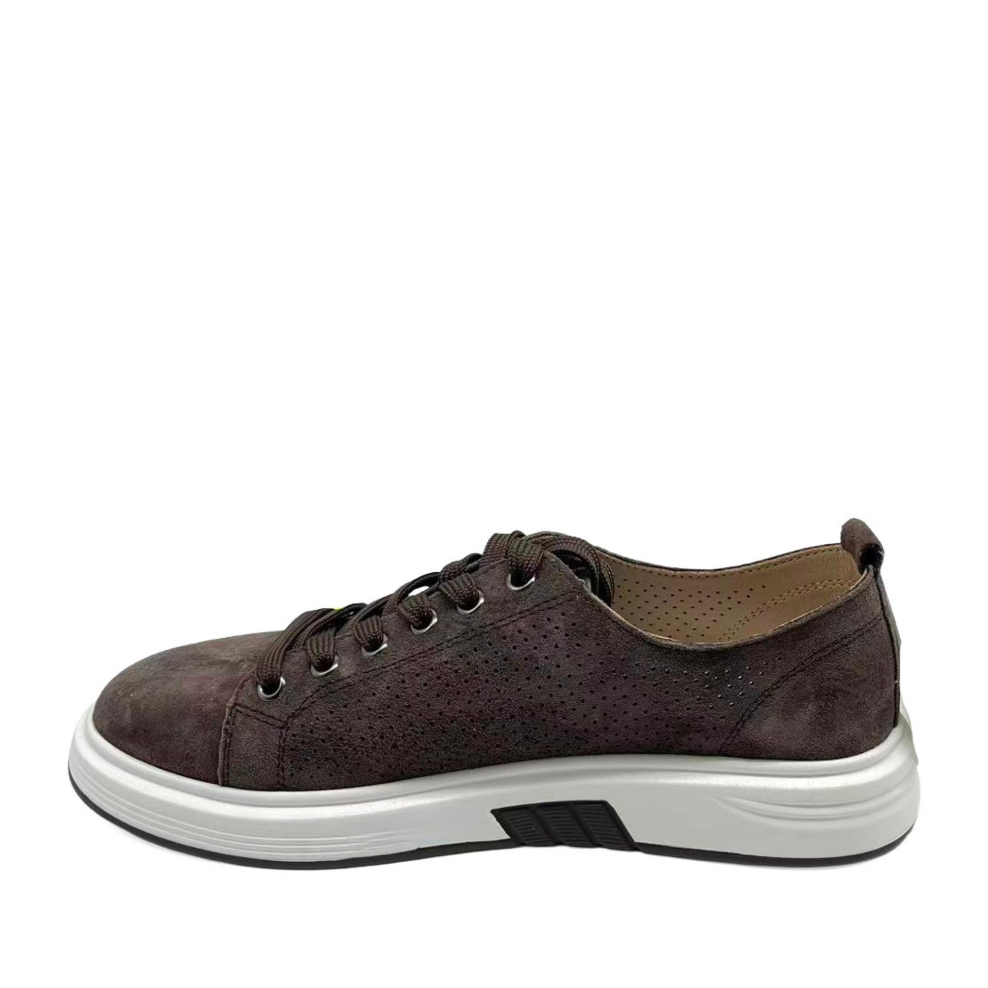 Women's Brown Wedge Fashion Sneakers