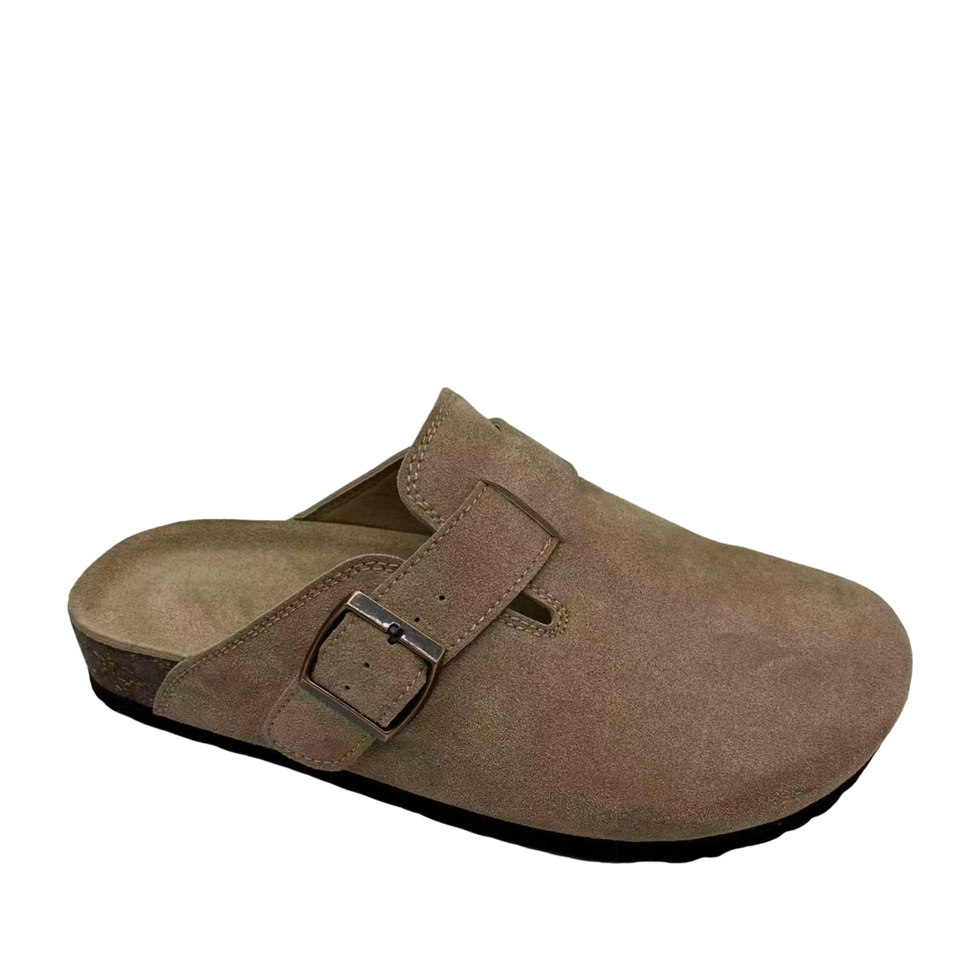 Women's Beige Mule Slippers
