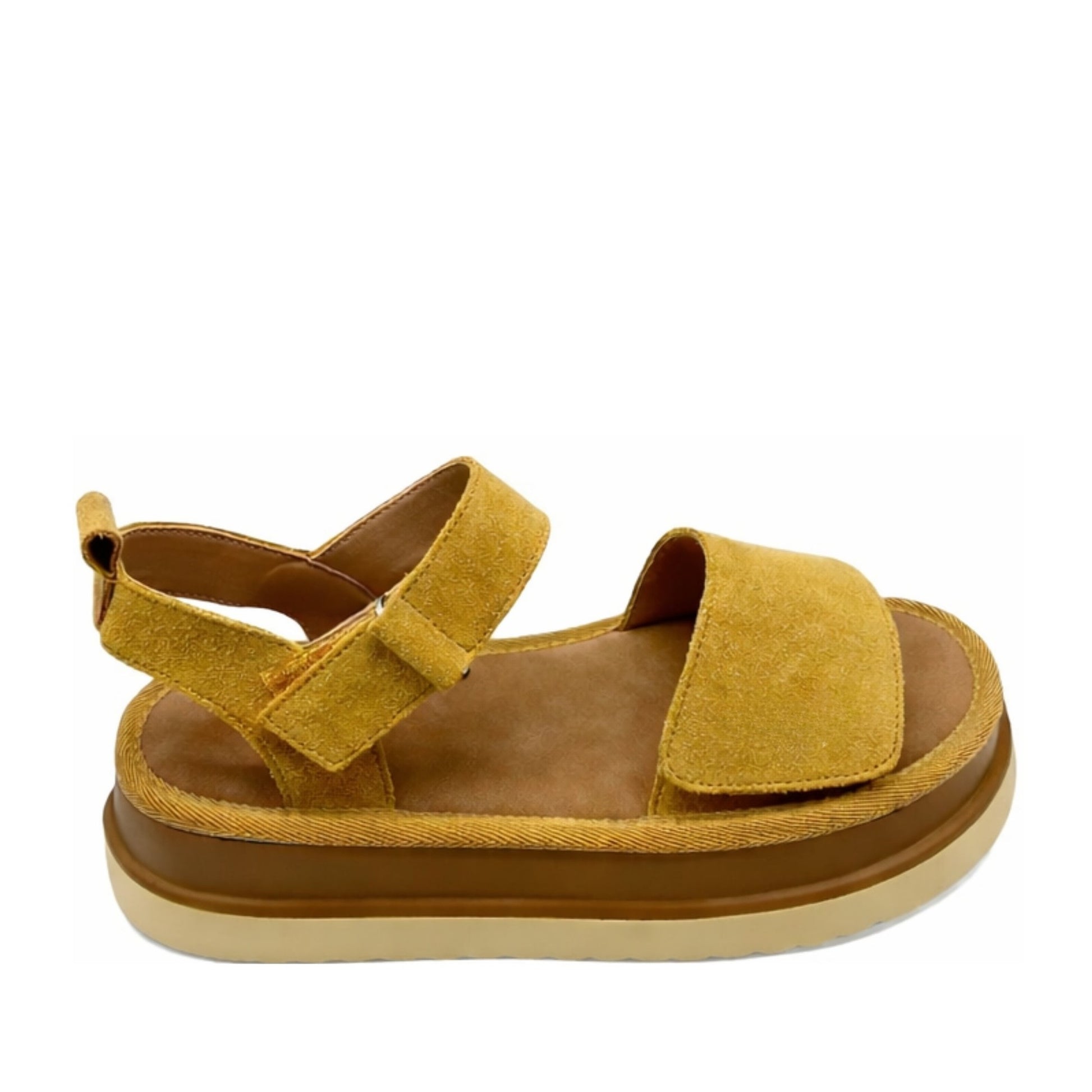 Women's Brown Wedge Open-Toe Sandals