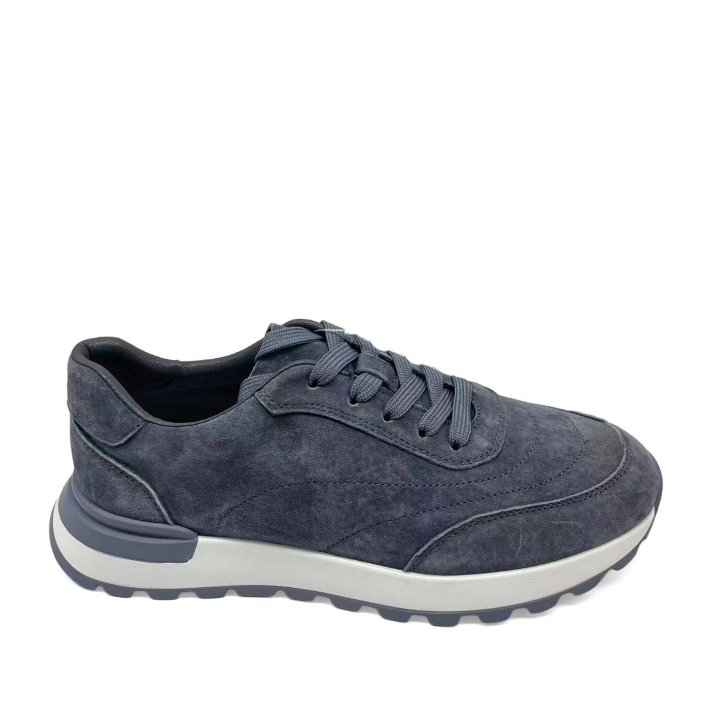 Women's Blue Wedge Fashion Sneakers