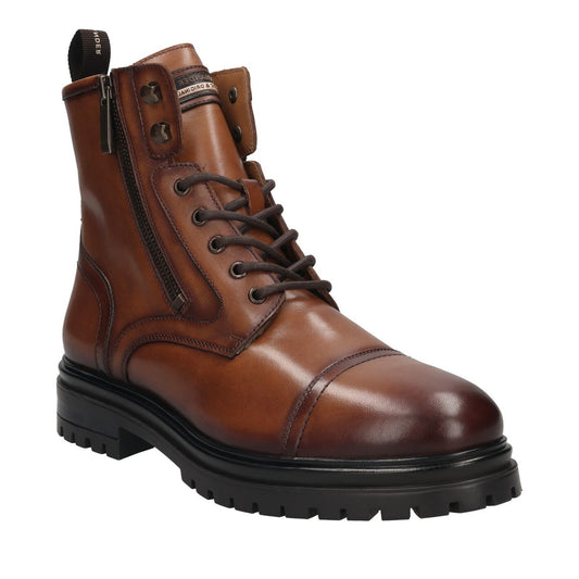 wm booties cognac