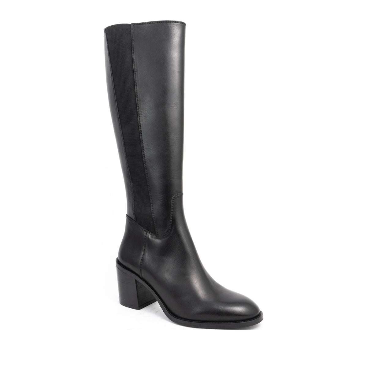 black casual closed boots