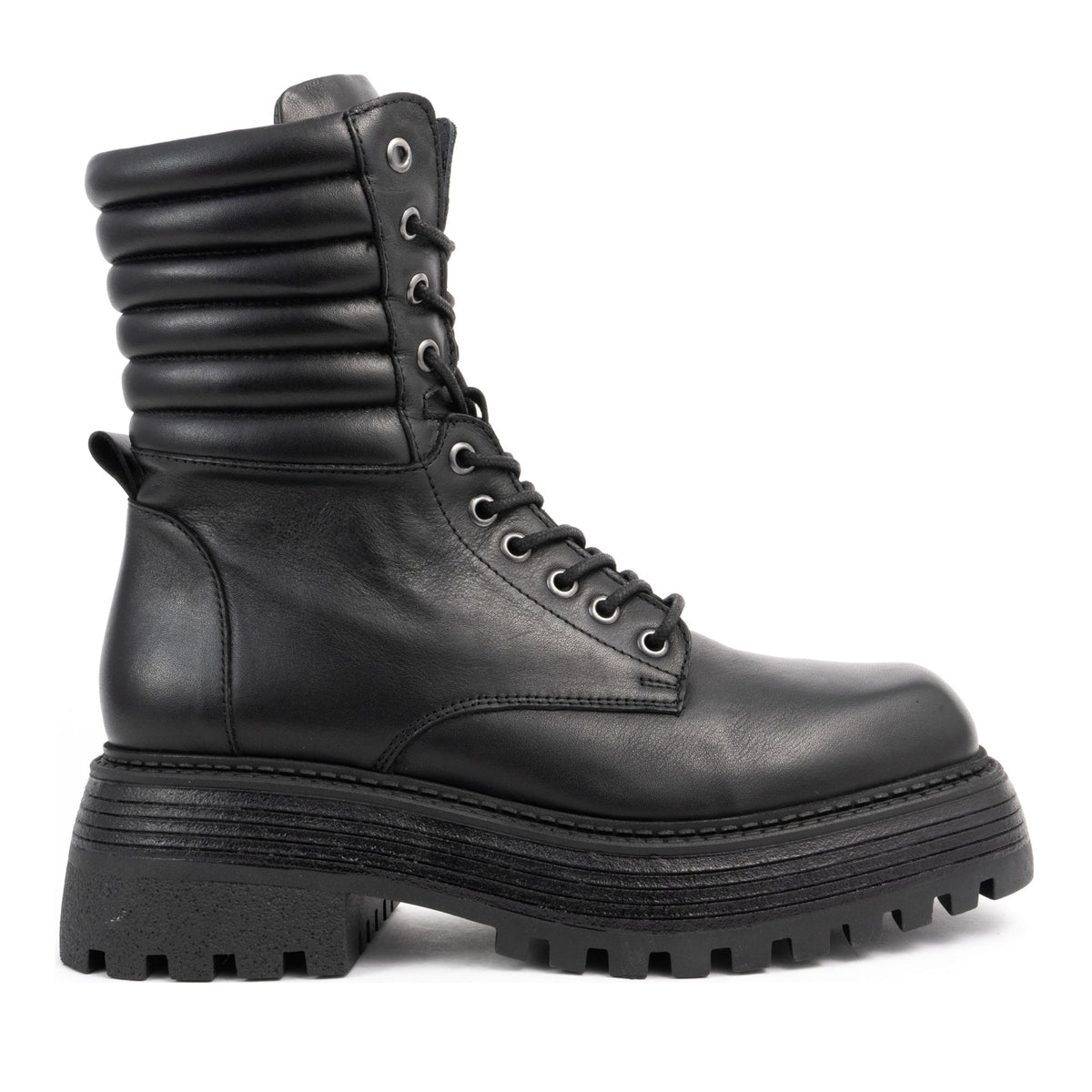 black casual closed booties