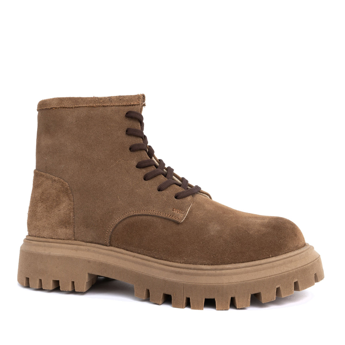 beige casual closed booties