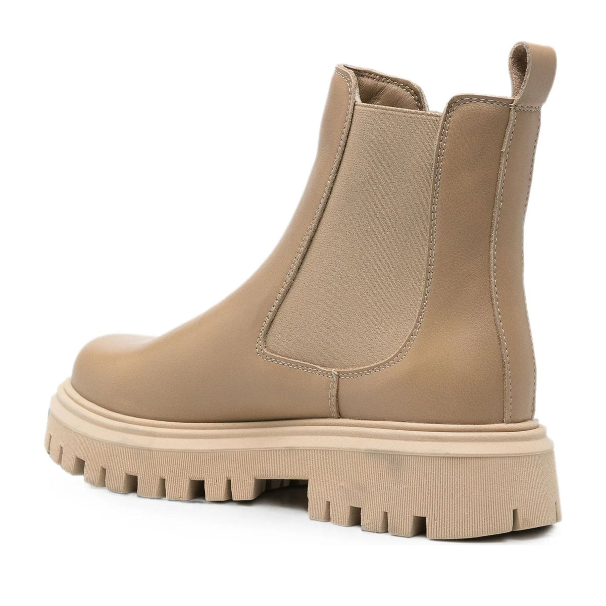 beige casual closed booties