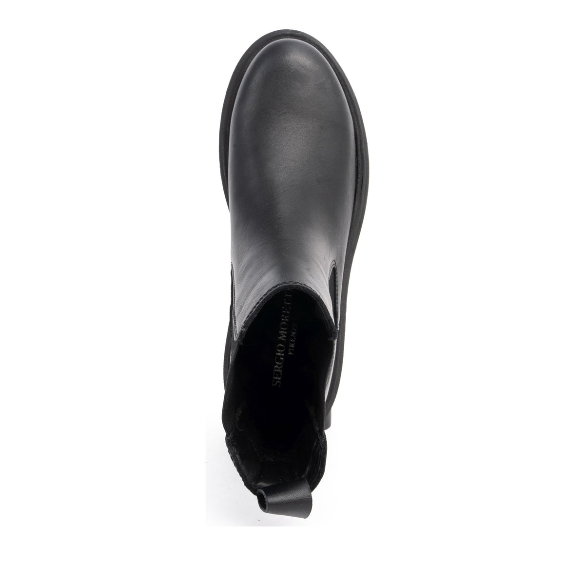 black casual closed booties