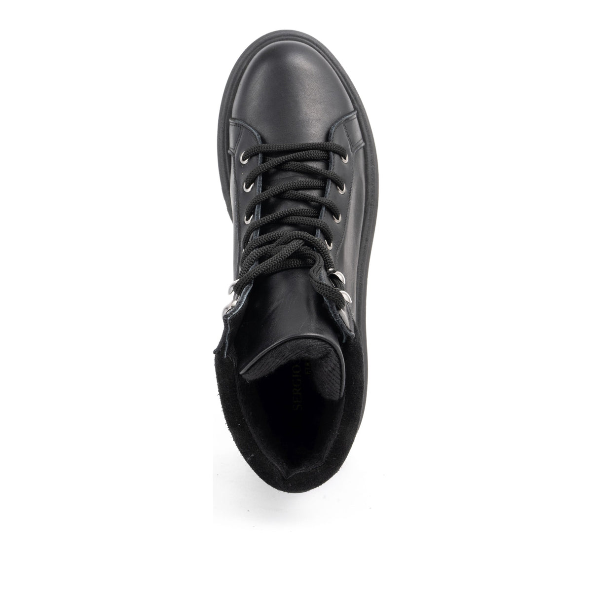 black casual closed booties