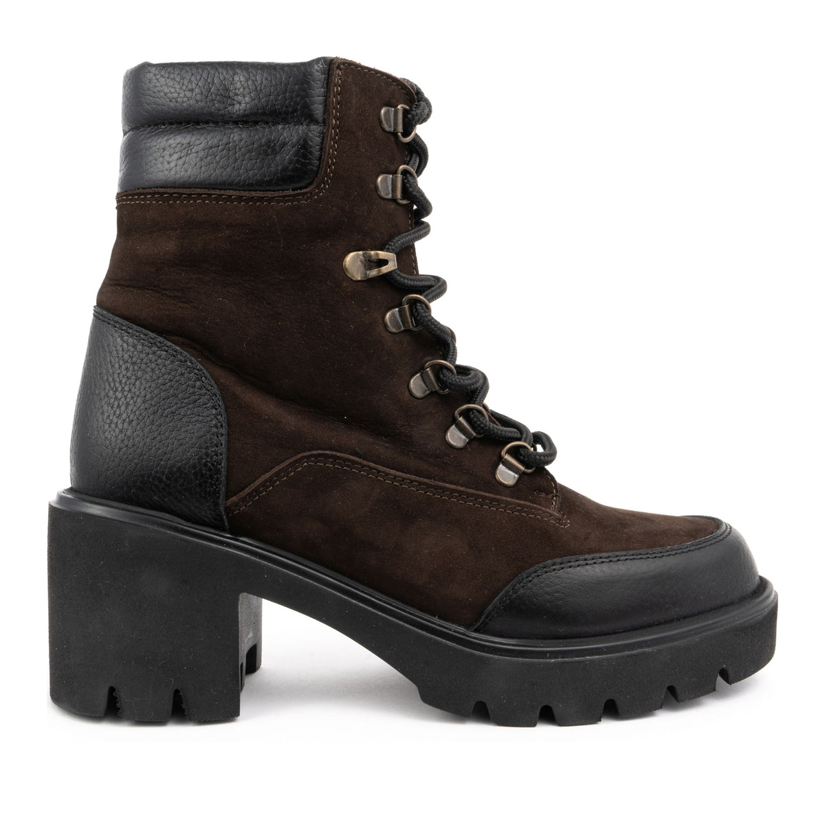 black casual closed booties