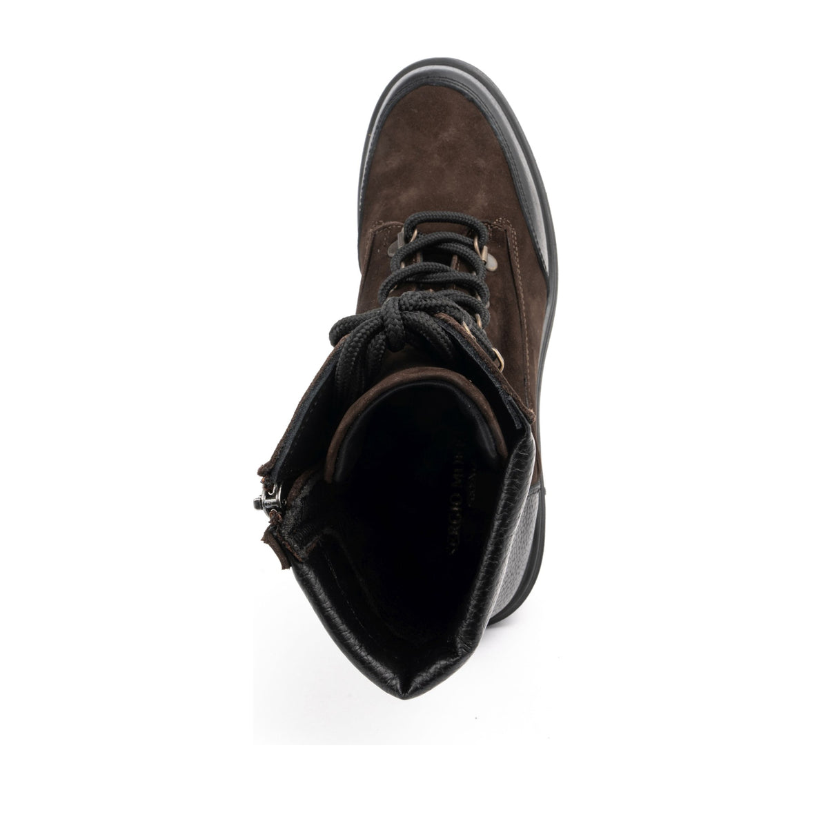 black casual closed booties