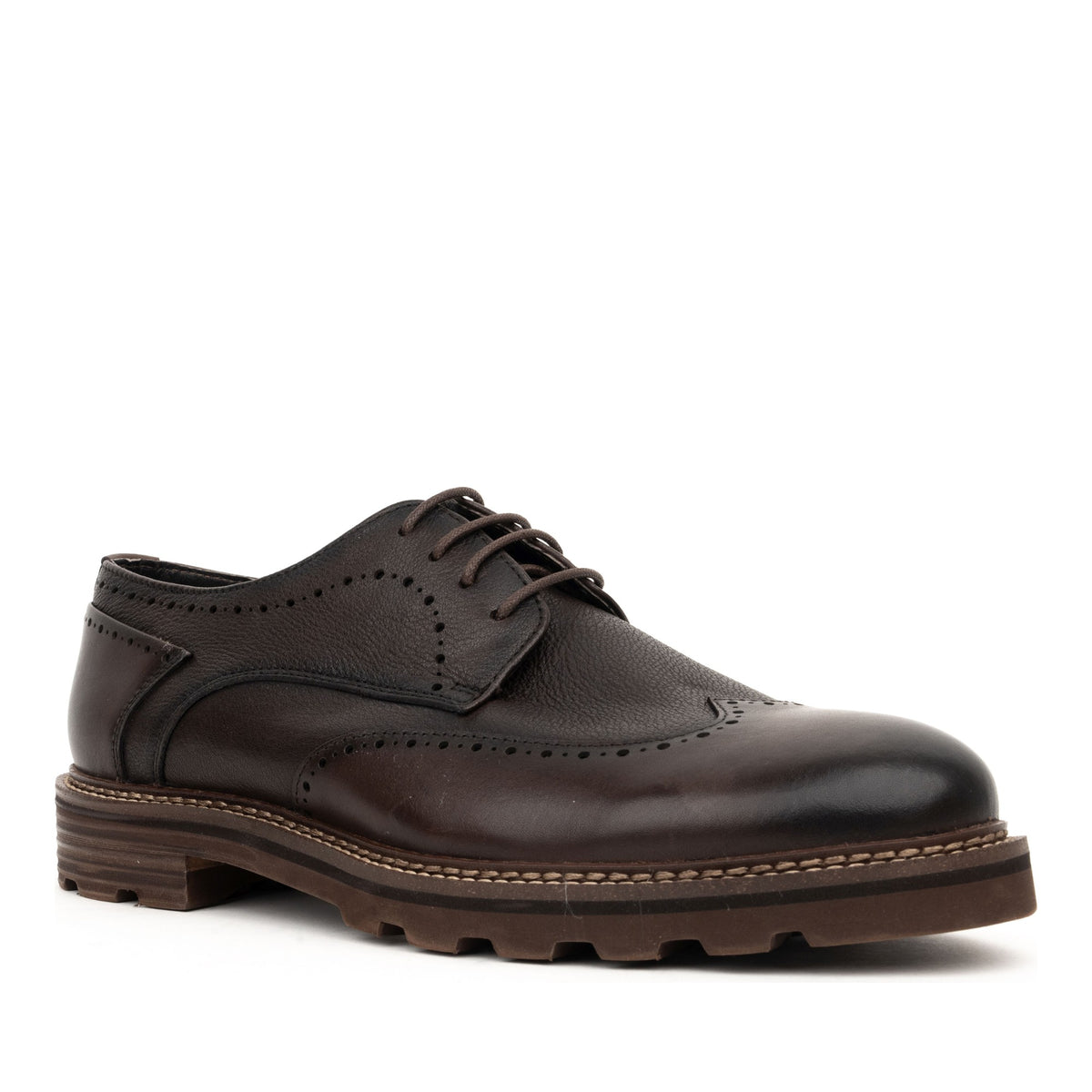 dark brown casual closed formal