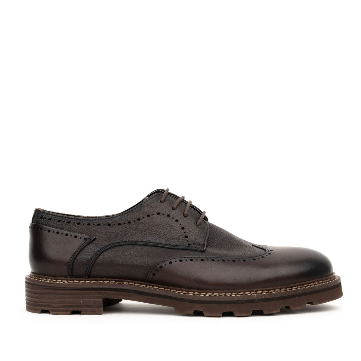 dark brown casual closed formal