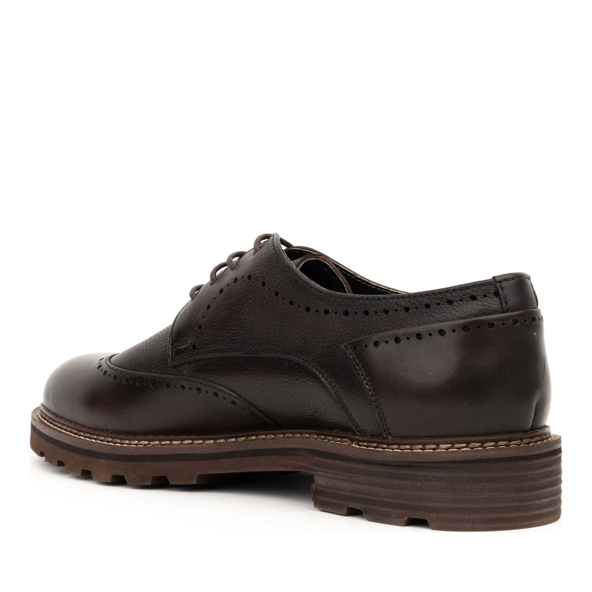 dark brown casual closed formal