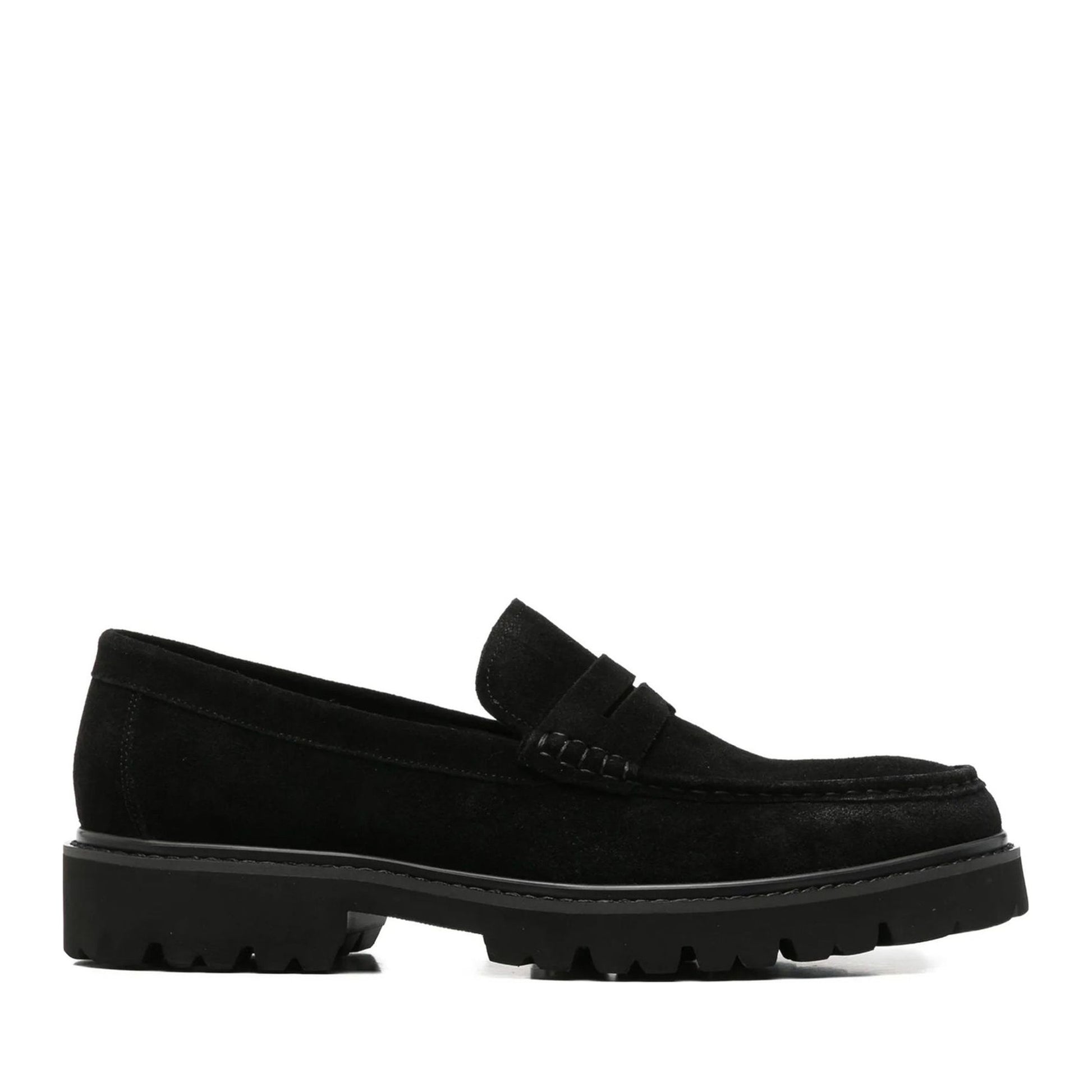 Men's Black Moccasins