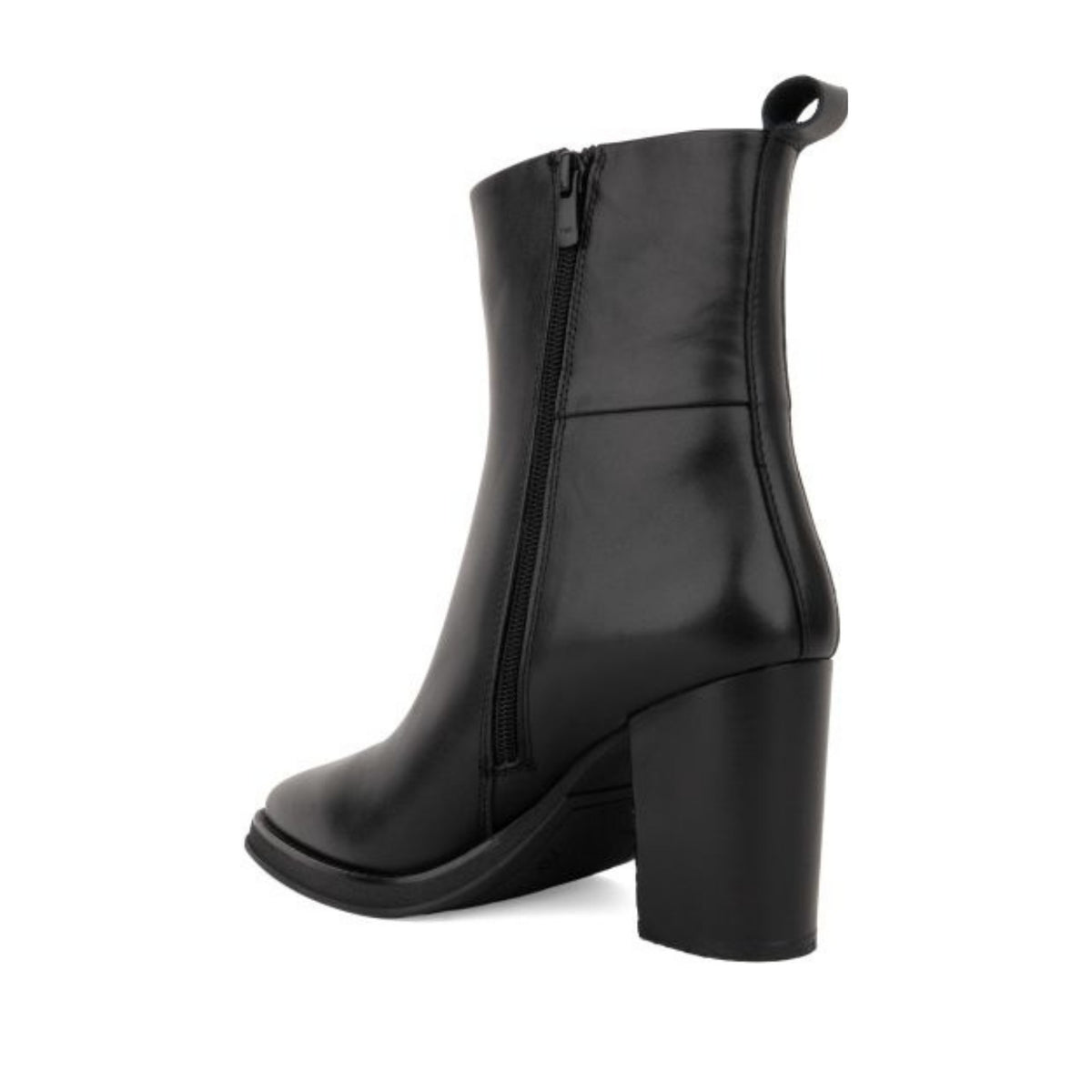 black elegant closed booties