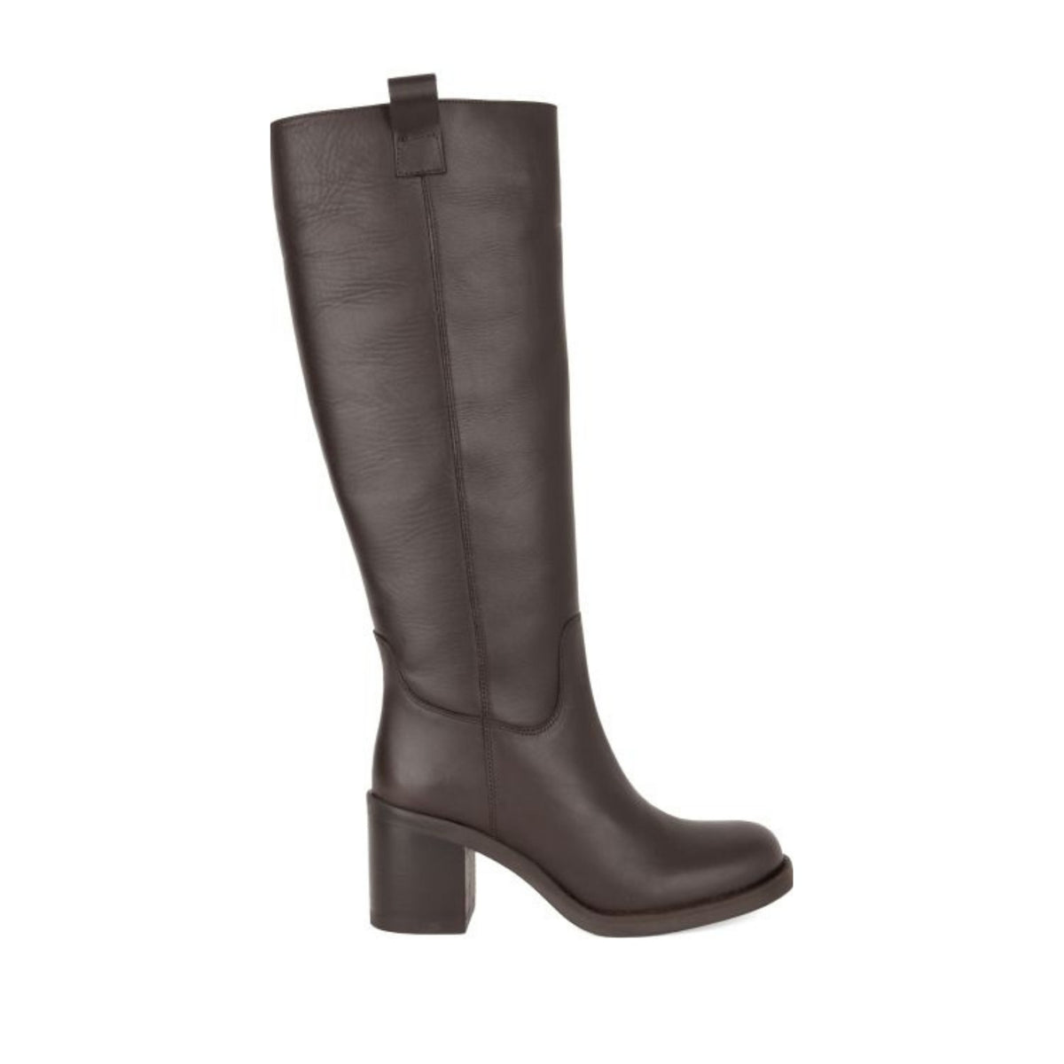brown elegant closed boots