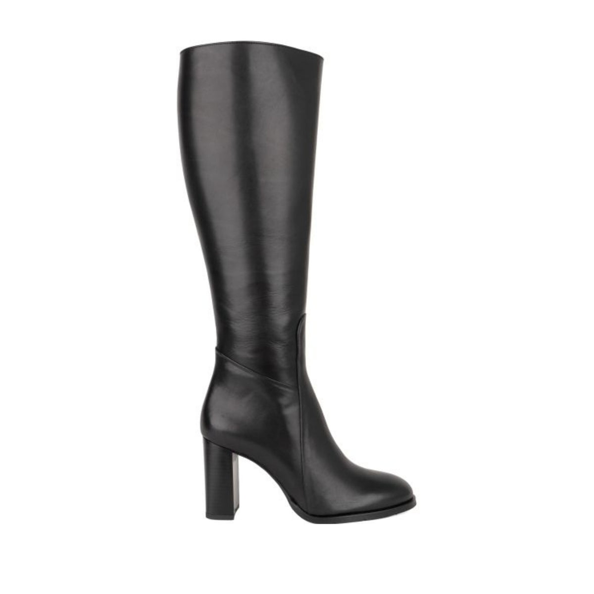 black elegant closed boots