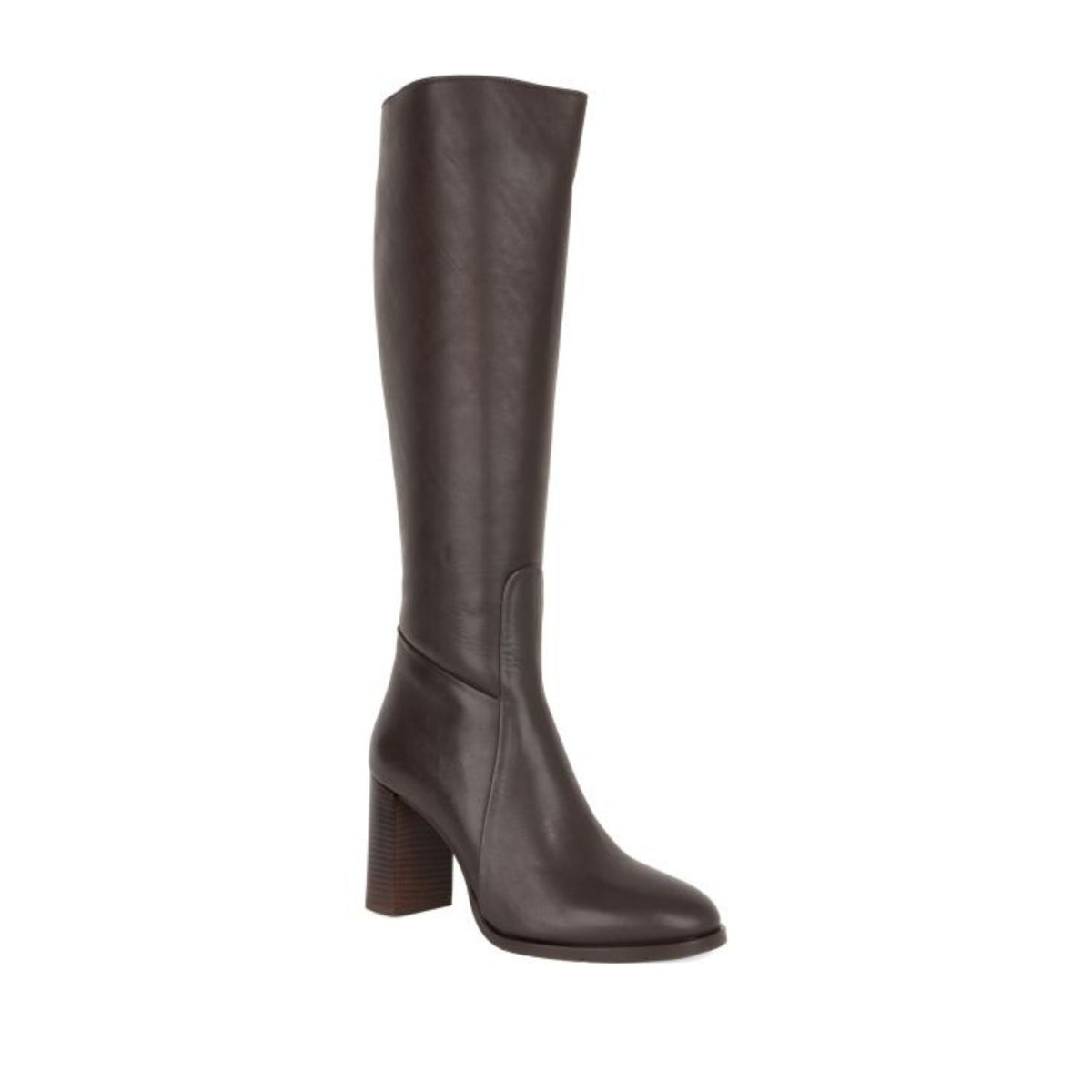 brown elegant closed boots