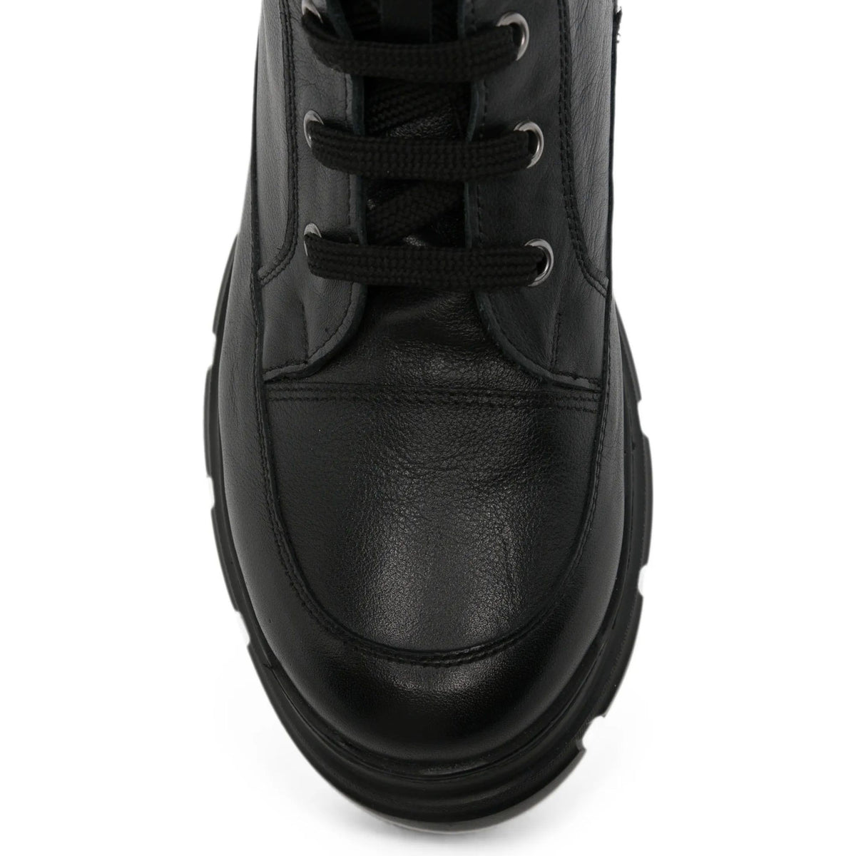 black casual closed booties