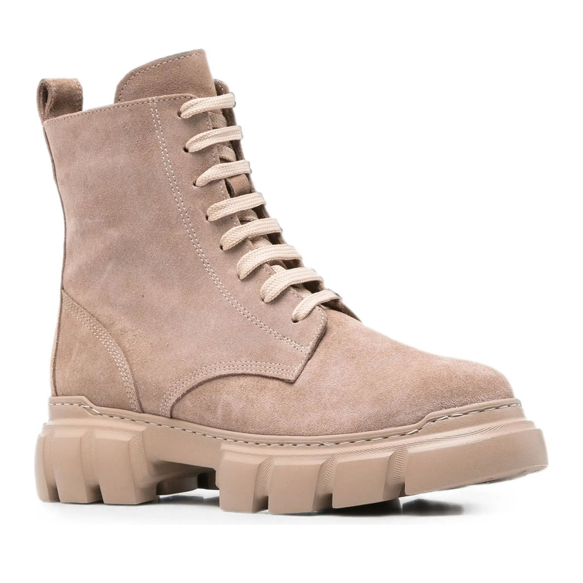 beige casual closed booties