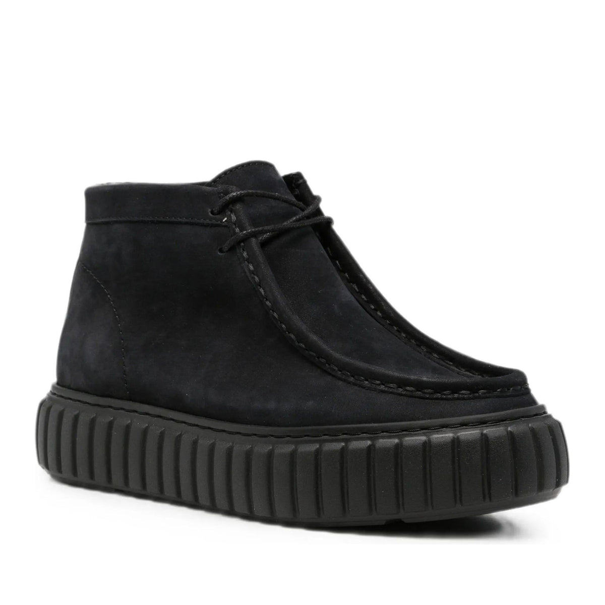 black casual closed booties