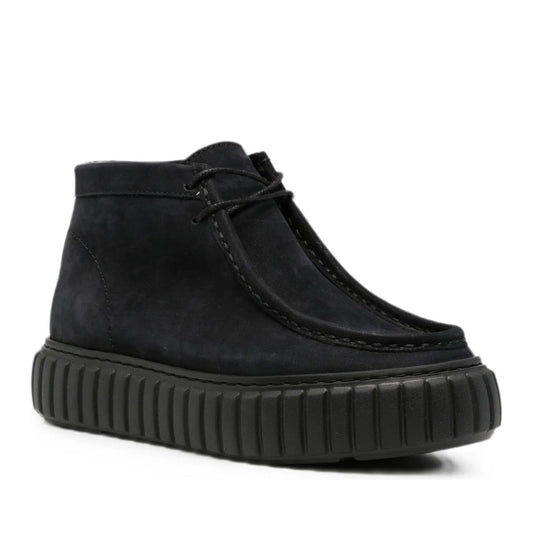 black casual closed booties